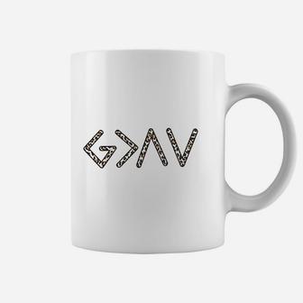 God Is Greater Religious Faith Coffee Mug | Crazezy CA