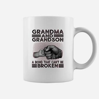 Grandma And Grandson A Bond That Cant Be Broken Coffee Mug - Thegiftio UK
