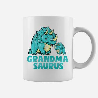 Grandma Saurus Dinosaur Funny Grandmasaurus For Nana Coffee Mug | Crazezy CA