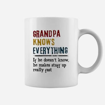 Grandpa Know Everything Coffee Mug - Thegiftio UK