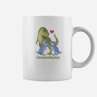 Grandpasaurus Trex Twin Baby Boy Dinosaurs Coffee Mug - Thegiftio UK