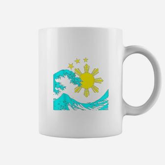 Great Wave Of The Philippines Filipino Heritage Coffee Mug | Crazezy AU