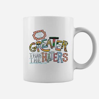 Greater Than The Haters Tropical Blue Coffee Mug | Crazezy CA