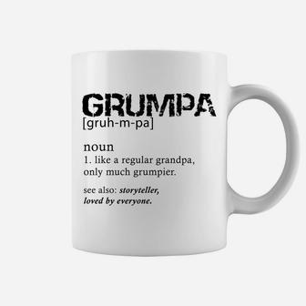 Grumpa Like A Regular Grandpa Only Grumpier Sweatshirt Coffee Mug | Crazezy
