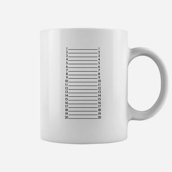 Hair Length Check Marker Coffee Mug | Crazezy CA