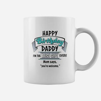 Happy Birthday Daddy In Blue Coffee Mug | Crazezy UK