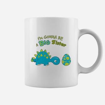 Happy Dinosaur Future Big Sister Coffee Mug | Crazezy