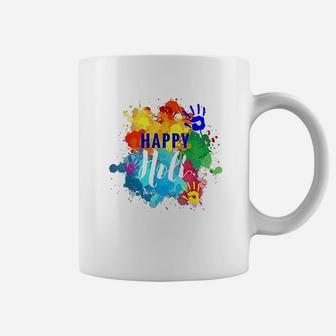 Happy Holi Colors India Spring Coffee Mug | Crazezy AU