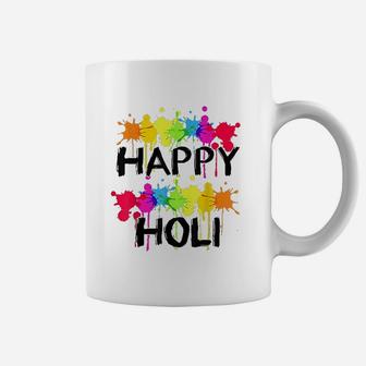Happy Holi Indian Spring Festival Of Colors Coffee Mug | Crazezy