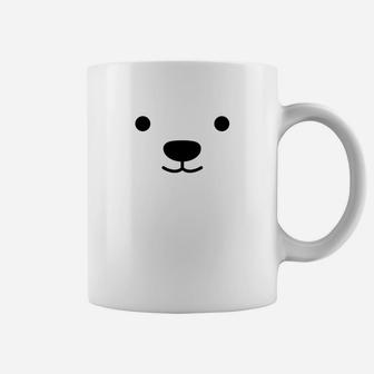 Happy Polar Bear Face Face Covering Costume For Women Men Kids Coffee Mug - Thegiftio UK