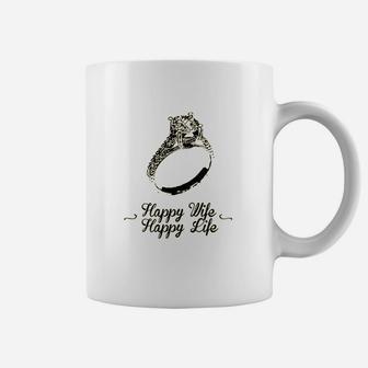 Happy Wife Happy Life Coffee Mug | Crazezy AU