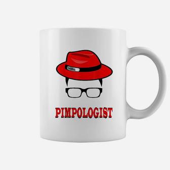 Hat For Men Glasses Pimpologist Coffee Mug | Crazezy