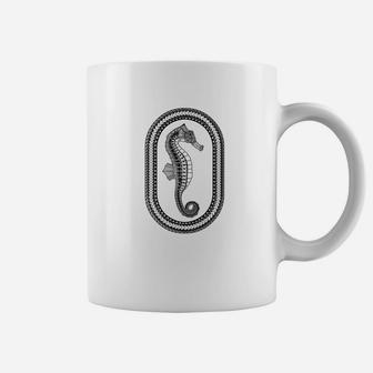 Hawaiian Tribal Seahorse Beach Coffee Mug - Thegiftio UK