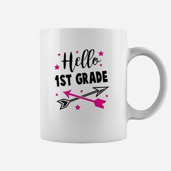 Hello 1st Grade With Stars Youth Coffee Mug - Thegiftio UK
