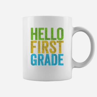 Hello First Grade Funny 1st Grade Back To School Coffee Mug - Thegiftio UK