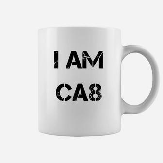 I AM CA8 Personalisiertes Statement Tassen in Weiß, Modebewusst - Seseable