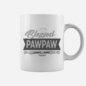 I Am One Blessed Pawpaw Grandpa Father's Day Gift Men Gift Coffee Mug | Crazezy AU