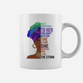 I Am The Storm Afrocentric African Pride Black History Month Coffee Mug | Crazezy