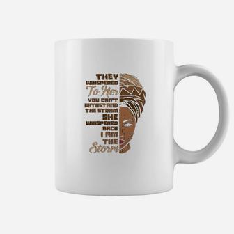 I Am The Storm Melanin Woman Gift Coffee Mug - Thegiftio UK