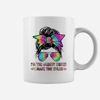 I Am The Youngest - The Rules Don't Apply To Me Tees Floral Coffee Mug | Crazezy AU