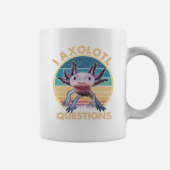 I Axolotl Question Shirt Kid Funny Cute Axolotl Coffee Mug | Crazezy UK