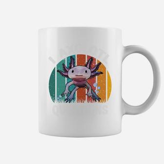 I Axolotl Questions Shirt Youth Kids Retro 90S Funny Axolotl Coffee Mug | Crazezy