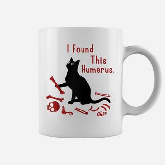 I Found This Humerus Cats Humorous Cat Lovers Shirts Raglan Baseball Tee Coffee Mug | Crazezy UK