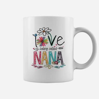 I Love Being Called Nana Grandma Mimi Gigi Lover Coffee Mug | Crazezy AU