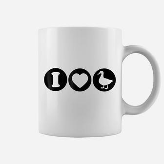 I Love Duck Shirt - Duck Coffee Mug | Crazezy UK