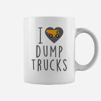I Love Dump Trucks - Construction Birthday Party, Dump Truck Coffee Mug | Crazezy UK