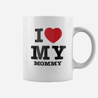 I Love Heart My Mommy Coffee Mug | Crazezy