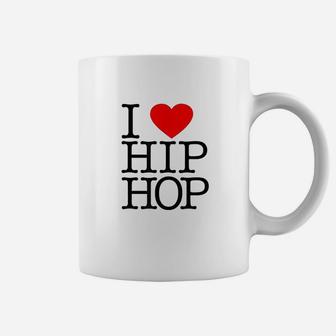 I Love Hip Hop Heart Coffee Mug | Crazezy