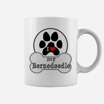 I Love My Bernedoodle - Paw - Dog Lover Coffee Mug | Crazezy DE