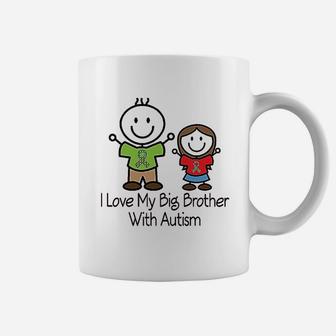 I Love My Brother With Autism Coffee Mug - Thegiftio UK