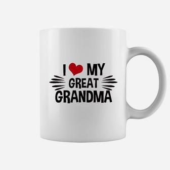 I Love My Great Grandma Coffee Mug - Thegiftio UK