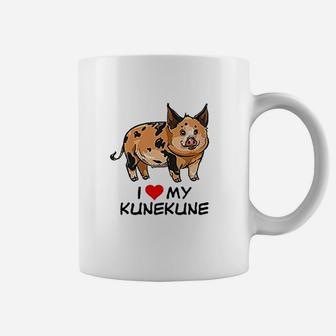I Love My Kunekune Pig Coffee Mug | Crazezy