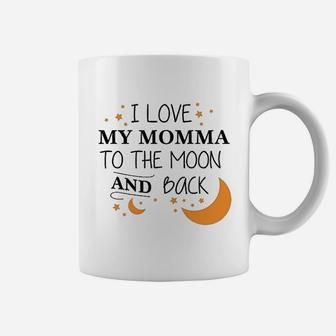 I Love My Momma To The Moon And Back Coffee Mug - Thegiftio UK
