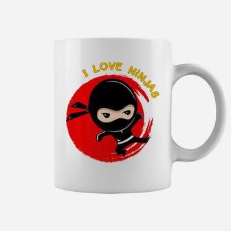 I Love Ninjas, Ninja Lovers Christmas Gift, Birthday Gift Coffee Mug | Crazezy