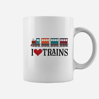 I Love Trains Coffee Mug | Crazezy
