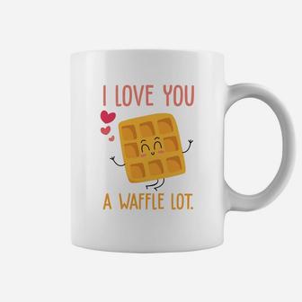 I Love You A Waffle Lot Valentine Day Gift Happy Valentines Day Coffee Mug - Seseable