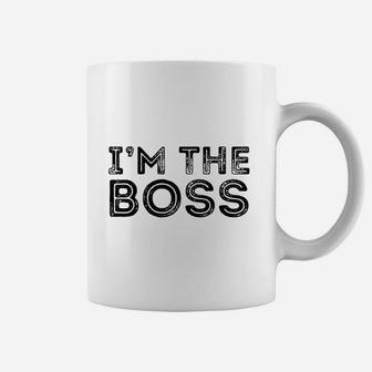 I M The Boss Funny Boss Day Gift For Manager Or Ceo Coffee Mug - Thegiftio UK