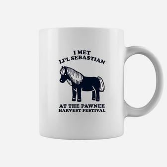 I Met Lil Sebastian At The Pawnee Harvest Festival Coffee Mug - Thegiftio UK