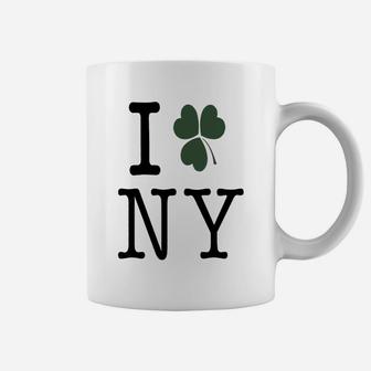 I Shamrock Ny Love New York Clover St Patricks Day Coffee Mug - Thegiftio UK