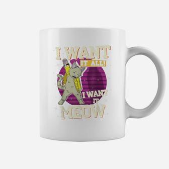 I Want It Meow Funny Freddie Purrcury Cat Men Women T Shirt Coffee Mug | Crazezy CA