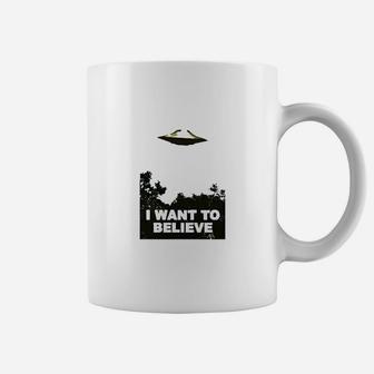 I Want To Believe Area 51 Ufo Alien Abduction Coffee Mug | Crazezy