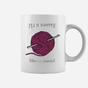 I'm A Knotty Hooker Funny Crochet Lover Cute Crocheter Humor Sweatshirt Coffee Mug | Crazezy DE