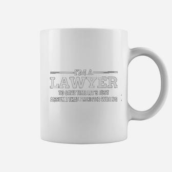 Im A Lawyer Im Never Wrong Coffee Mug - Thegiftio UK