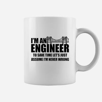 Im An Engineer Assume Never Wrong Funny Game Coffee Mug | Crazezy