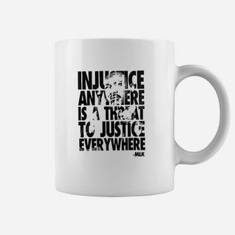 Injustice Is A Threat To Justice Coffee Mug | Crazezy