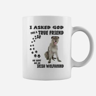 Irish Wolfhound Quote Mom Dad Print, Sighthound Hunting Dog Coffee Mug | Crazezy UK